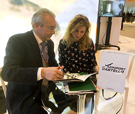 Promoción de Castellón en Fitur en los actuales destinos que operan en el aeropuerto