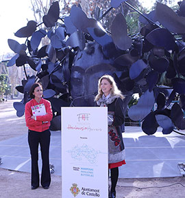 La escultura de las Mariposas de Valdés permanecerá en Castellón