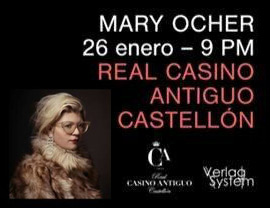Mary Ocher en la primera sesión sonora en el Real Casino Antiguo de Castellón