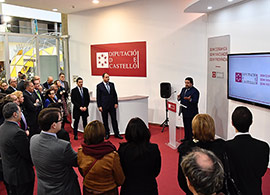 Inauguración del stand provincial de Castellón en Cevisama
