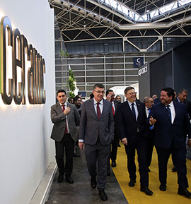 Inauguración de la Feria Cevisama