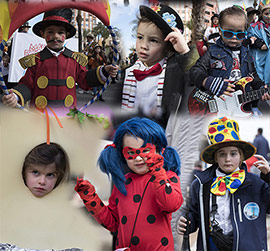 Desfile infantil en Carnestoltes del Grao de Castellón