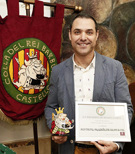 Alberto González Alguacil gana el concurso de relatos cortos Colla del Rei Barbut