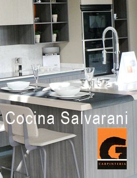 Cocina italiana Salvarani en oferta exposición en Santiago García