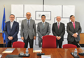 Francisco Mora, nuevo presidente de la Conferencia  de Rectores de las Universidades Públicas Valencianas