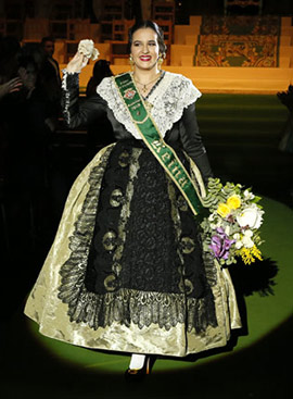 Galania en honor a la reina de las fiestas Carla Bernat