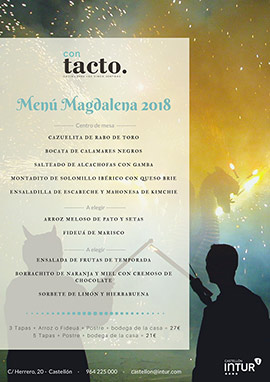 Menú de Magdalena de Restaurante Contacto