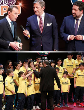 Emilio Butragueño, José Miguel González ´Míchel´, Mireia Belmonte, Gemma Mengual, ... en la  XXXVIII Gala Nacional del Deporte en Castellón