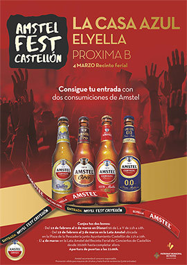 Amstel Fest Castelló, el domingo 4 de marzo