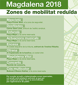 Zonas adaptadas más accesibles en los principales eventos de la Magdalena