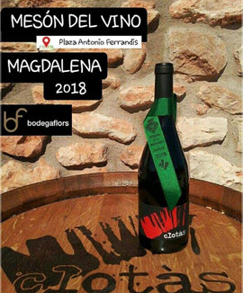 Bodega Vicente Flors en el Mesón del Vino en Magdalena 2018