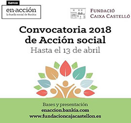 Convocatoria de Ayudas de Fundación Caja Castellón y Bankia