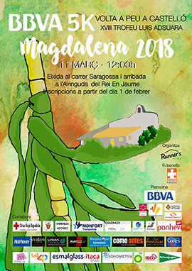 La XVIII Volta a Peu a la Ciutat de Castelló se celebra el domingo 11 de marzo