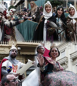 Cabalgata del Pregó de Castellón fiestas de la Magdalena