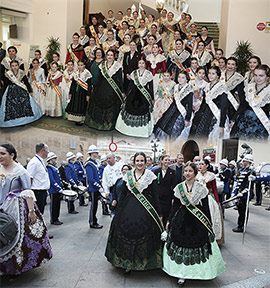 Recepción a las reinas de los pueblos de la provincia de Castellón