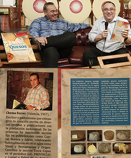 Presentación en Argot del libro de quesos valencianos de Chema Ferrer
