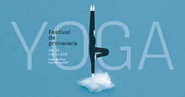 Festival de yoga de primavera en la playa del Pinar de Castellón