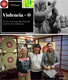 Ciclo mensual de charlas contra la violencia en la librería Argot de Castellón