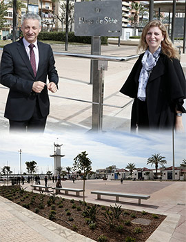 Plaza de Sète, nuevo espacio público en el muelle de Costa del Grao de Castellón