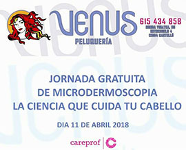 Jornada gratuita de microdermoscopia en Venus Peluquería. Conoce la salud de tu piel y cabello