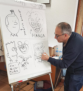 Casi 50 jóvenes participan en el Taller de cómic de la Fundación Caja Castellón