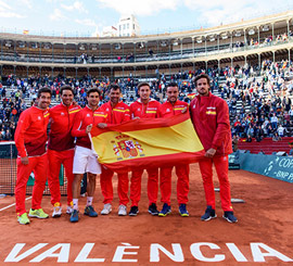 David Ferrer consigue el punto definitivo para España que le da paso a cuartos de final en la Copa Davis