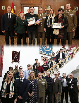 Entrega de premios del concurso escolar ´Carta a un militar español´