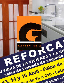 Carpintería Santiago García en la próxima Feria REFORCAS