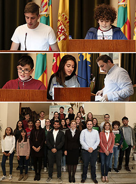 Pleno de la Infancia celebrado en el Ayuntamiento de Castellón