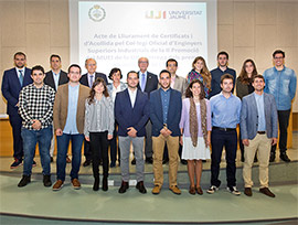 La UJI premia los mejores trabajos finales de máster y grados en Ingeniería Industrial