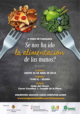 Jornada ¿Se nos ha ido la alimentación de las manos?