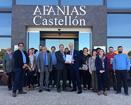 Afanias Castellón recibe el certificado ISO 9001:2015 de Calidad