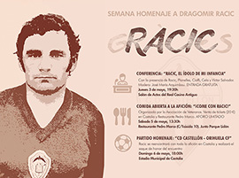 Racic será protagonista de varios homenajes del CD Castellón