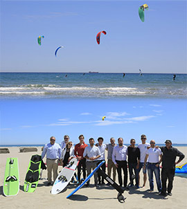 Presentación de la Copa de España de Fórmula Kite en Castellón