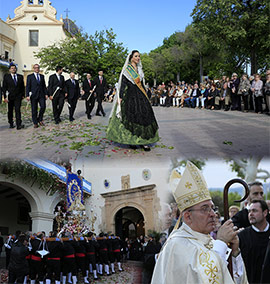 Procesión de las fiestas patronales de la Mare de Déu del Lledó