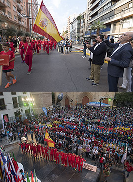 Inauguración del Mundial de Trail en #CSEscenarioDeportivo