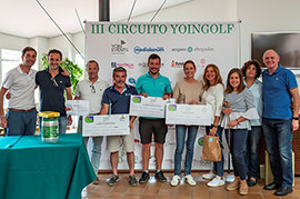 Ganadores del III Circuito Yoingolf disputado  en el Club de Campo del Mediterraneo