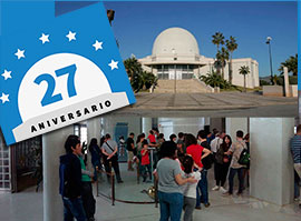 El Planetario bate récords de visitas en la celebración de su 27 aniversario