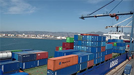 El puerto de Castellón bate récords al mover en abril un total de 1.846.418 toneladas de mercancías