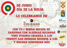 El Colmado celebra el día de la Rioja este 9 de junio, ¡ apúntate!