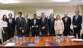 Javier Moliner se reúne con la Fundación Conexus para definir acciones conjuntas que refuercen la imagen de la provincia de Castellón