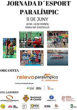 Jornada de deporte paralímpico en el Grao de Castellón