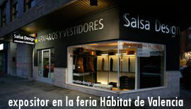 Salsa Design armarios y proyectos especiales, en la feria Hábitat de Valencia