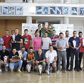 Los campeones de las ligas de aficionados reciben trofeos del Patronato de Deportes