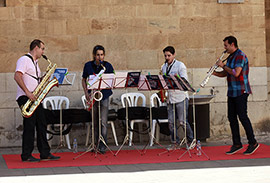 Actuaciones en el centro de Castellón para celebrar el Día de la Música