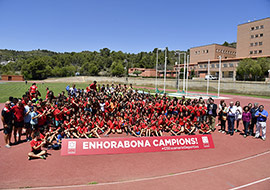 Alumnos del CITD Penyeta Roja se proclaman campeones de España de atletismo por equipos en sub 14