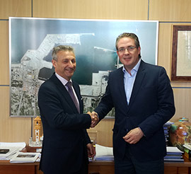 Reunión para repasar el estado de los proyectos esenciales para la competitividad de PortCastelló
