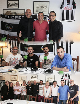 Castellón en la Onda celebra el ascenso del CD Castellón en el Restaurante Mediterráneo