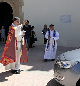 Festividad de San Cristóbal en la Basílica del Lledó