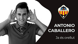 El jugador Antonio Caballero se une a la entidad albinegra
